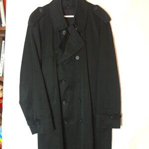Oleg Cassini Black Trench Coat